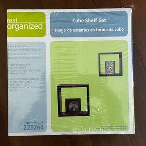 Real Organized Cube Shelf set NEW in Box sealed